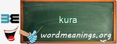 WordMeaning blackboard for kura